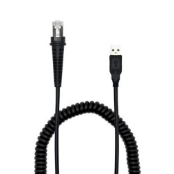 RJ45 → USB spiral kabel Newland HR22 seriyası üçün, 1.5 m–3 m — CBL‑030UA